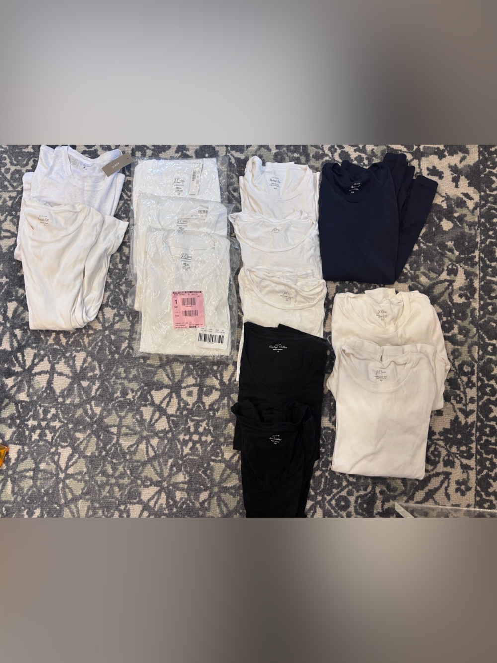 J.Crew women's 13 tshirt bundle, size XS